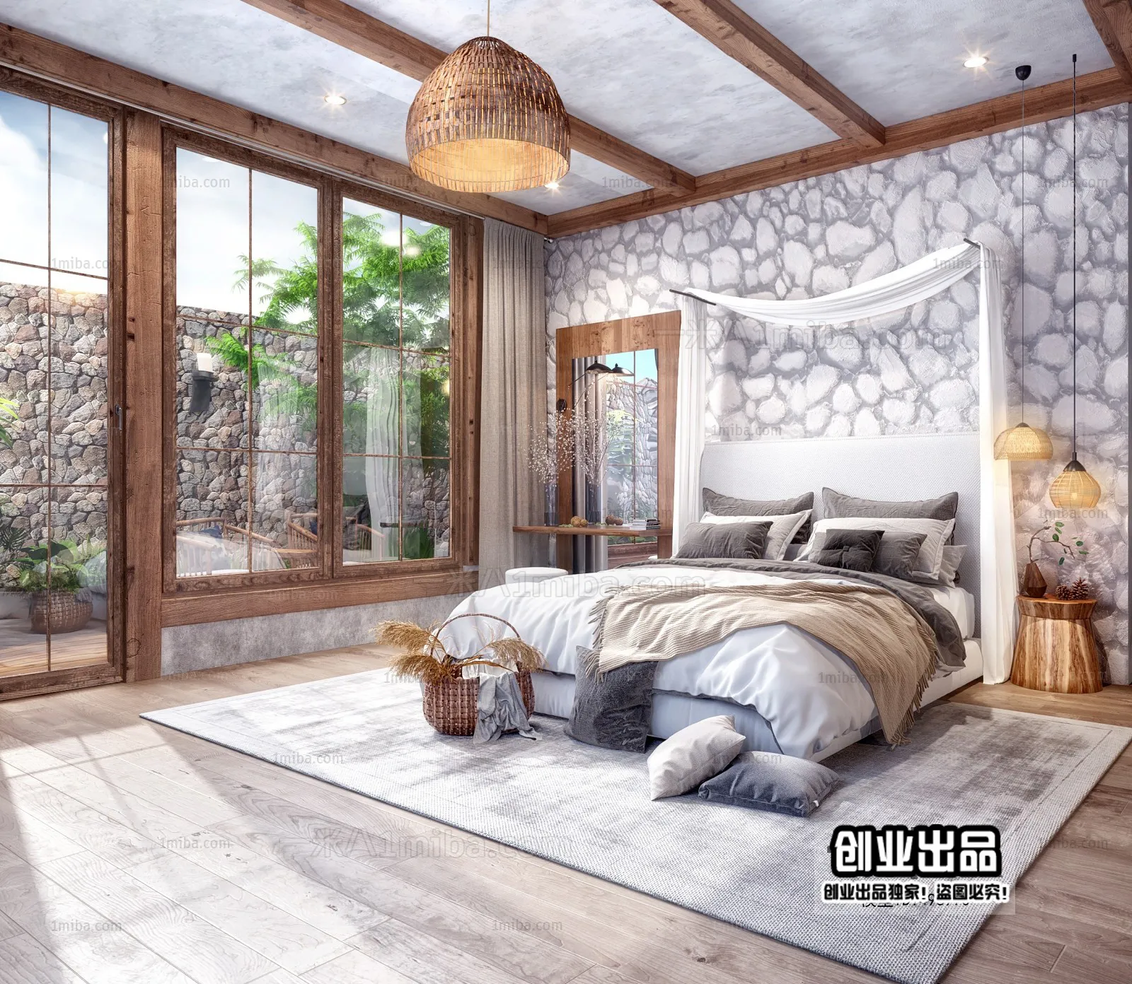 Homestay 3D Interior Scene – 3D Models – 035