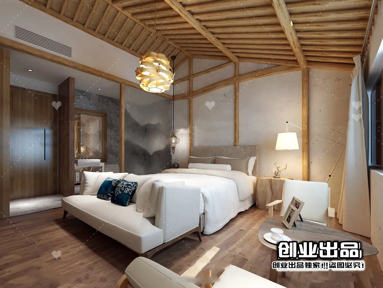 Homestay 3D Interior Scene – 3D Models – 046