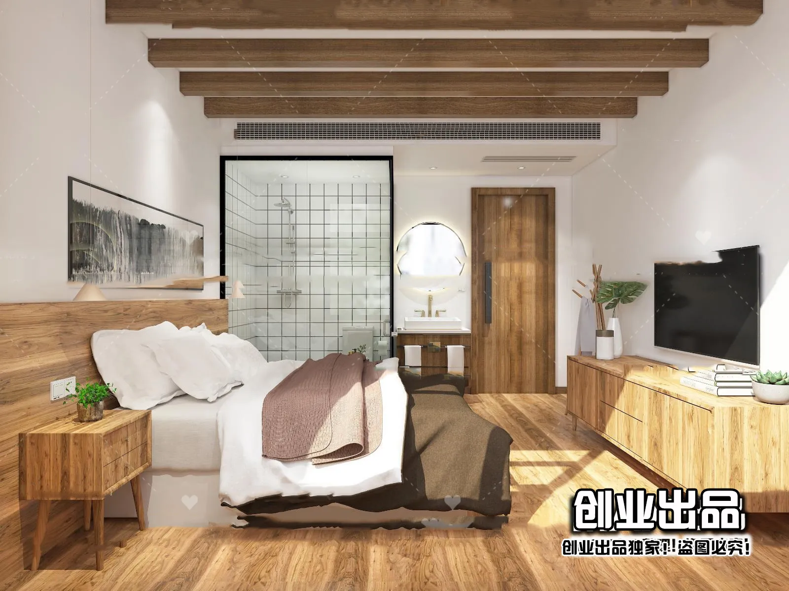 Homestay 3D Interior Scene – 3D Models – 059