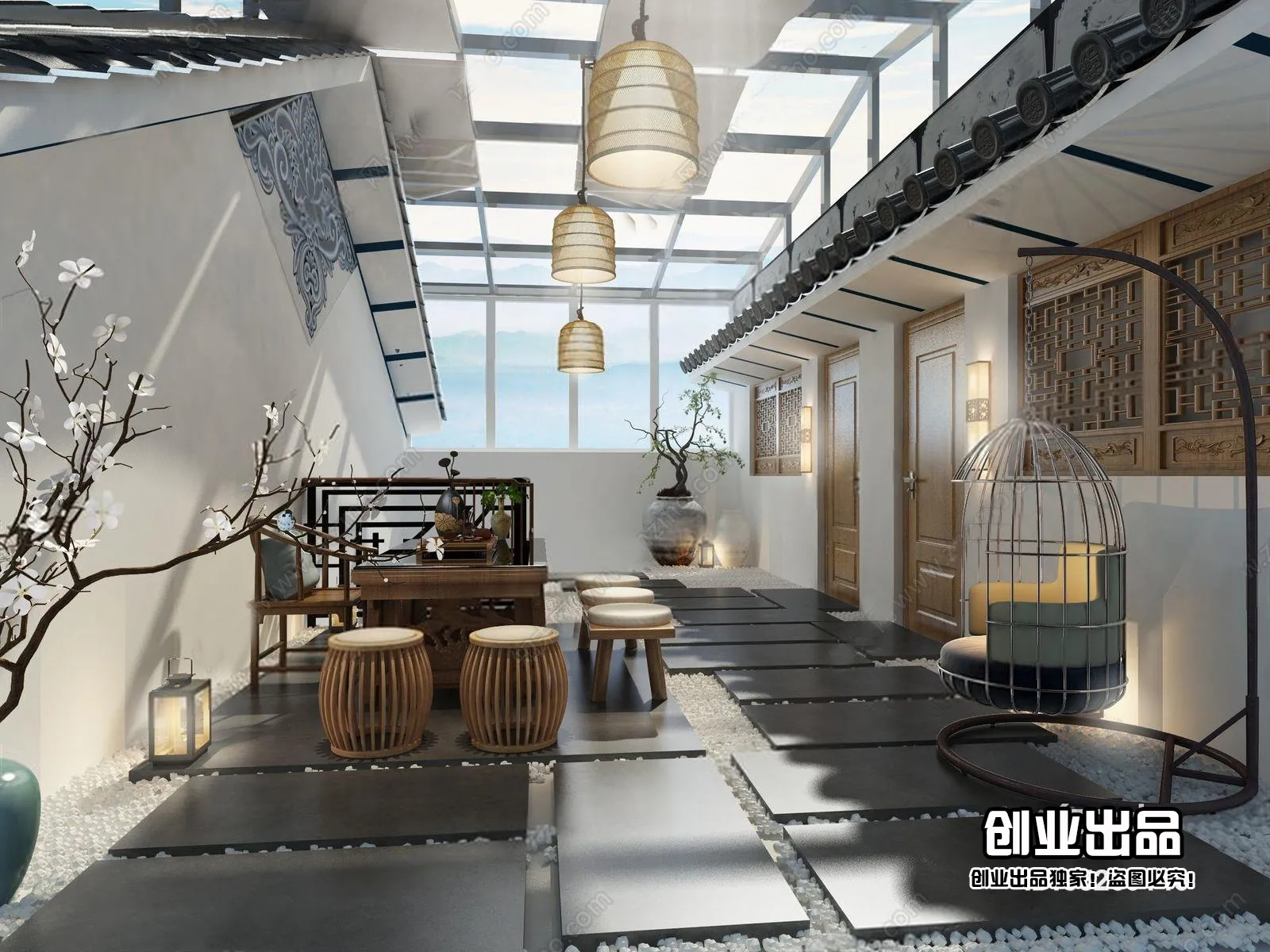 Homestay 3D Interior Scene – 3D Models – 060