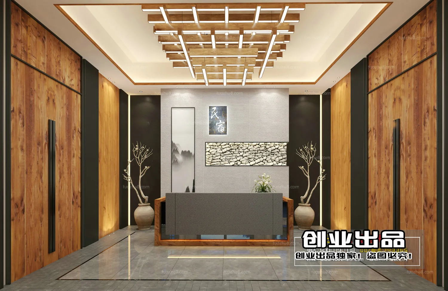 Homestay 3D Interior Scene – 3D Models – 074