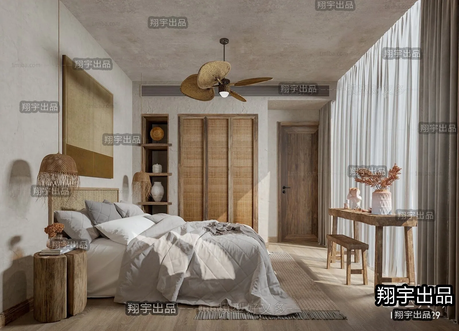 Homestay 3D Interior Scene – 3D Models – 109