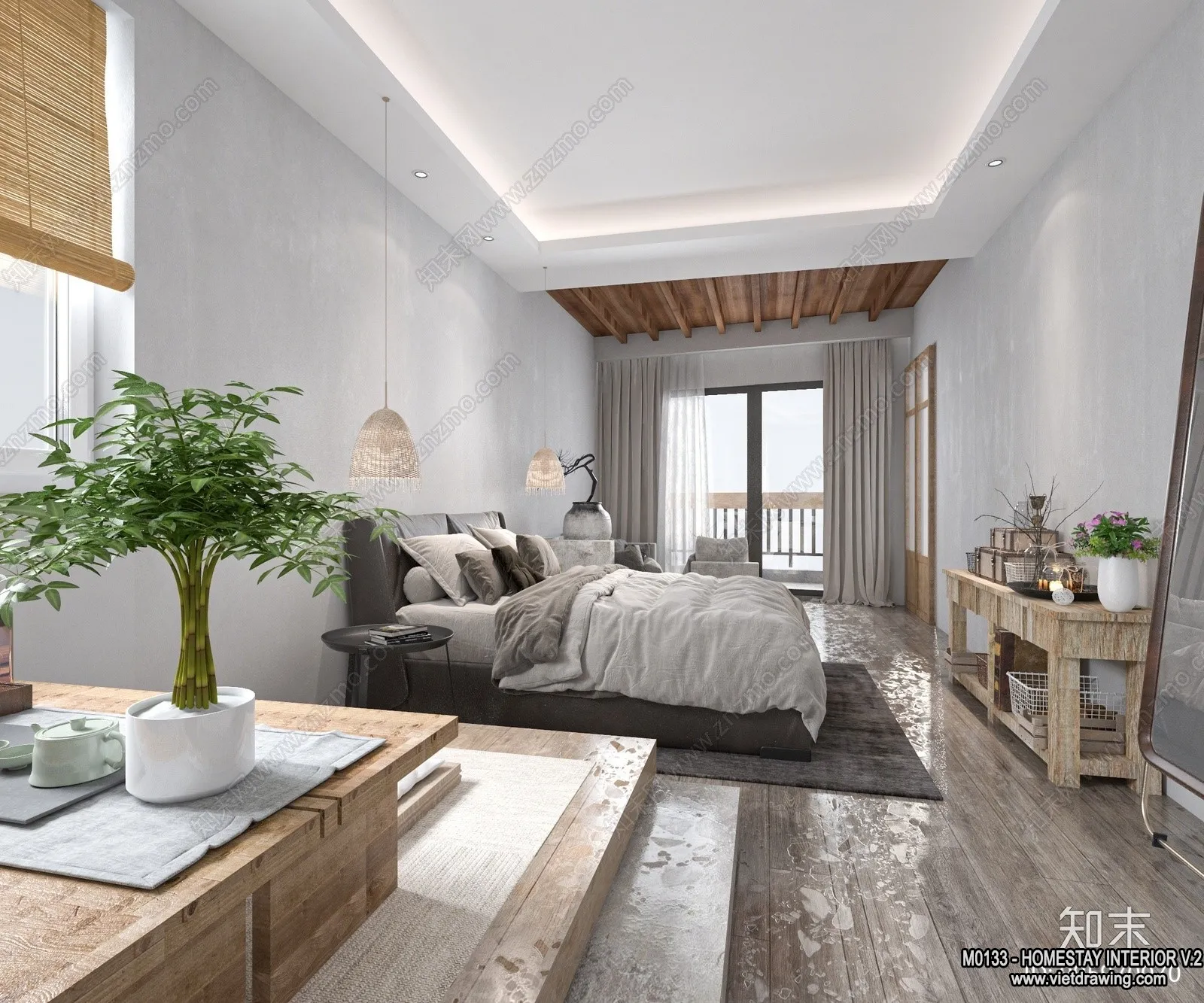 Homestay 3D Interior Scene – 3D Models – 157