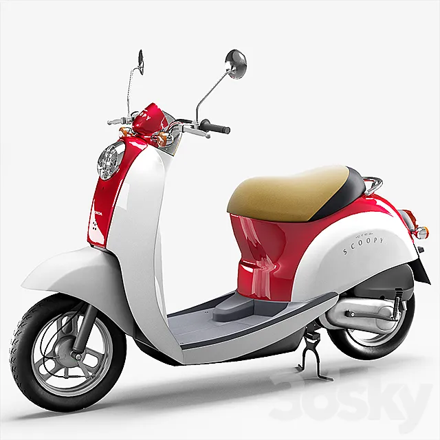 Honda Crea Scoopy 3DS Max Model