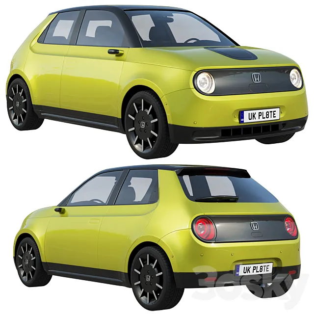 Honda e-prototype 3ds Max