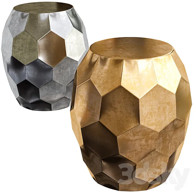Honeycomb Side Table 3DSMax File