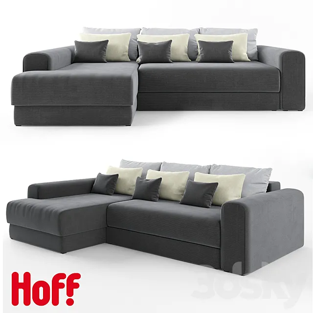 Hoof Madison \ Madison Corner Sofa 3ds Max