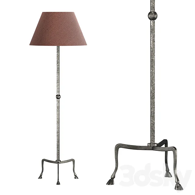 HOOF STANDING LAMP 3ds Max