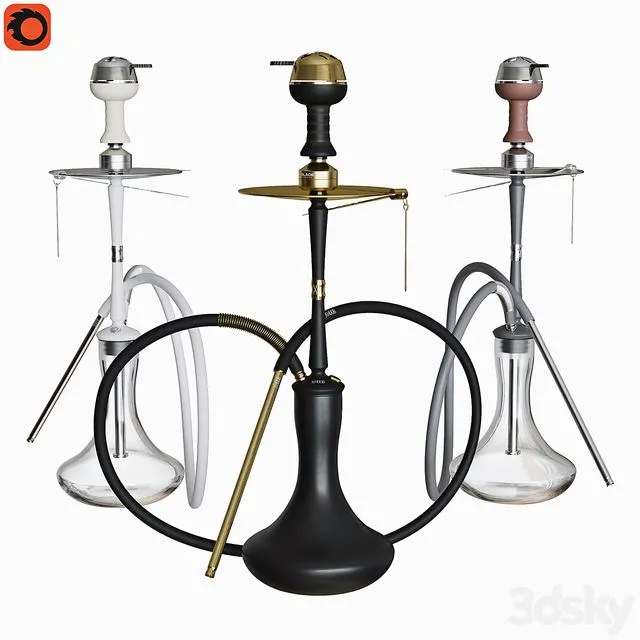 Hookah XHoob Go On 3dsMax Model