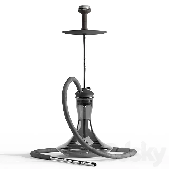 Hookah ykap slim 3DS Max Model