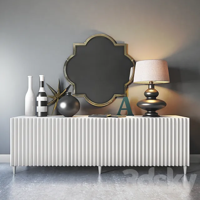 Hooker Decoration Set 3ds Max