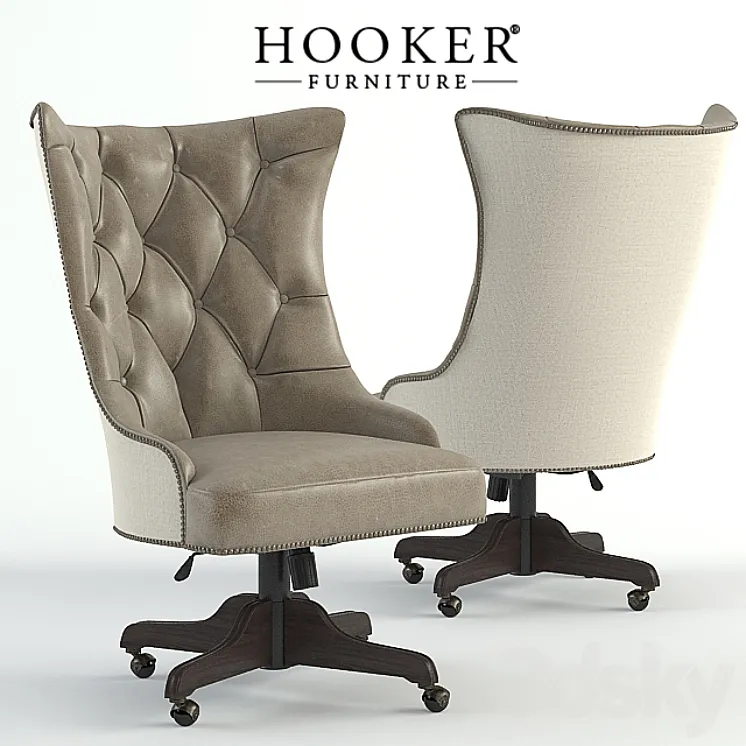 HOOKER Desk Chairs 3DS Max