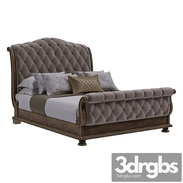 Hooker furniture bedroom rhapsody king tufted bed 2 3dsmax Download