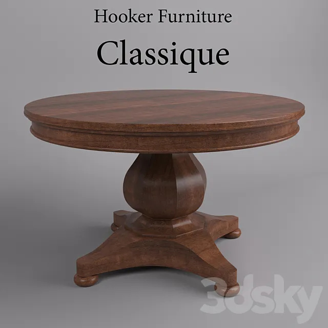 Hooker Furniture Classique 3DS Max Model