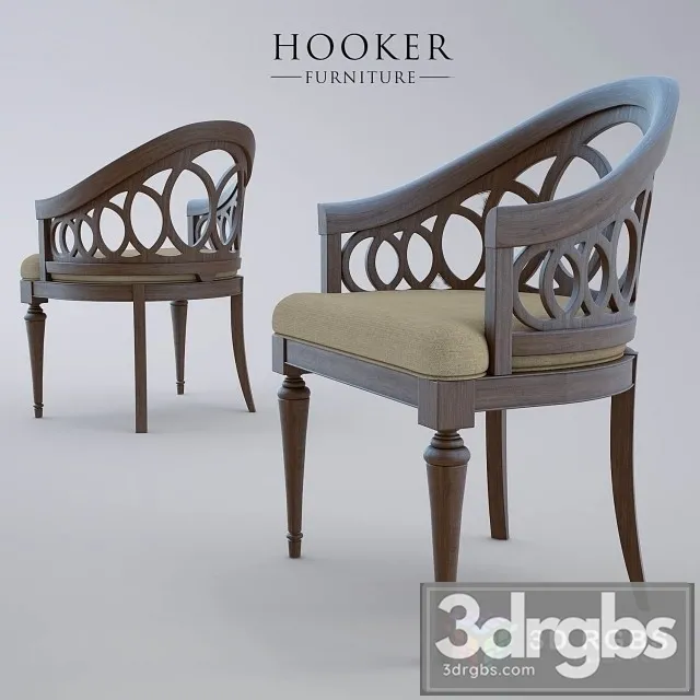Hooker Furniture Dining Room Cambria Chair 3dsmax Download