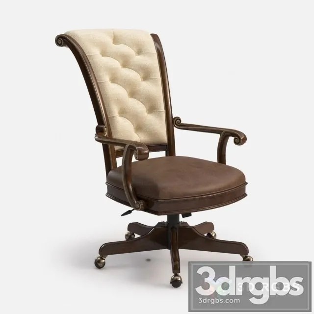 Hooker Furniture Home Office Grand Palais Tilt Swivel Chair 3dsmax Download