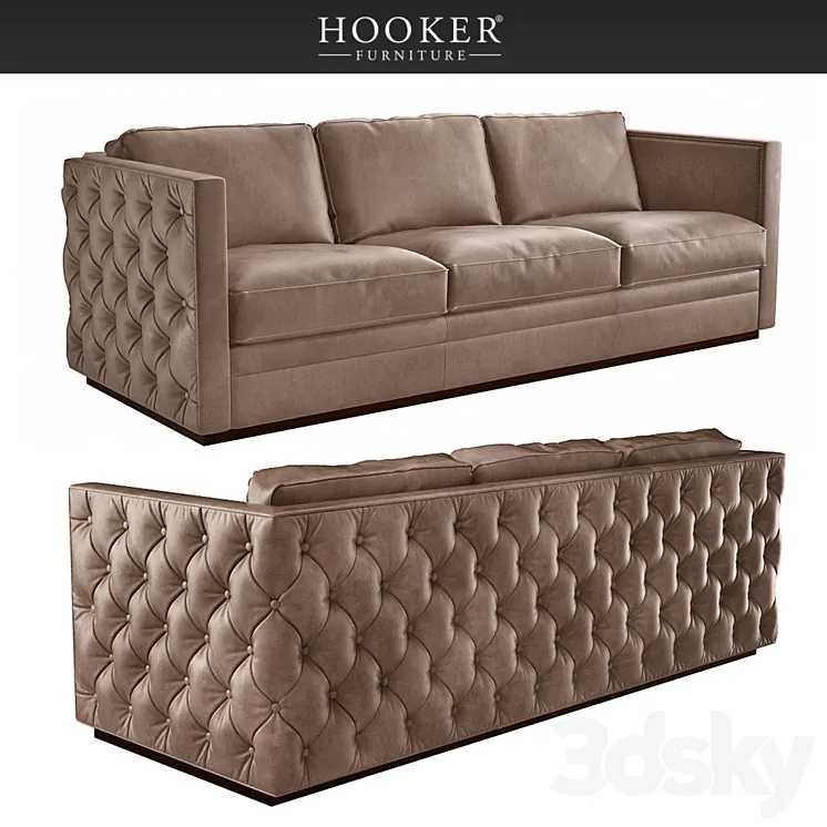 Hooker Furniture Lexie Stationary Sofa 3DS Max