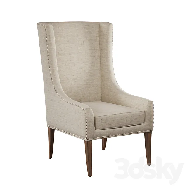 Hooker Furniture Linosa Linen Accent Chair 3DSMax File