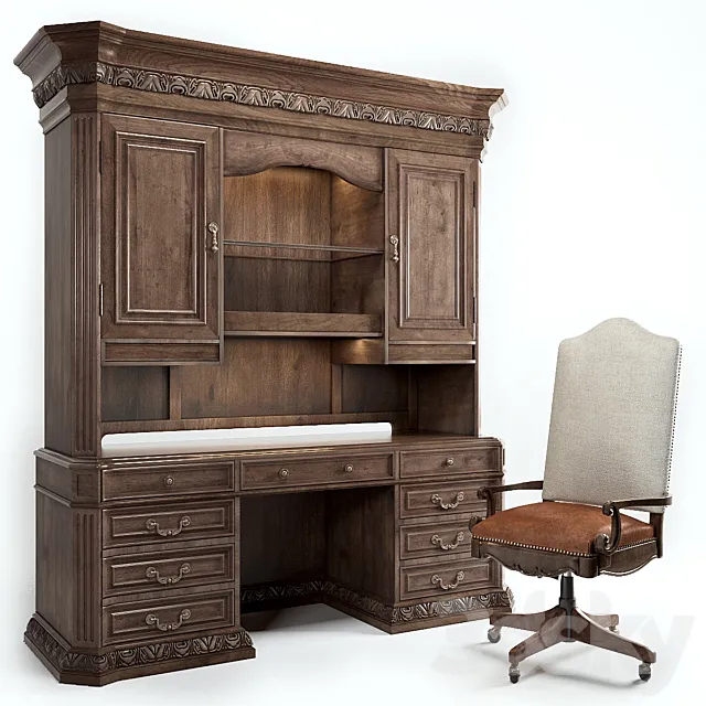 HOOKER RHAPSODY office set 3ds Max