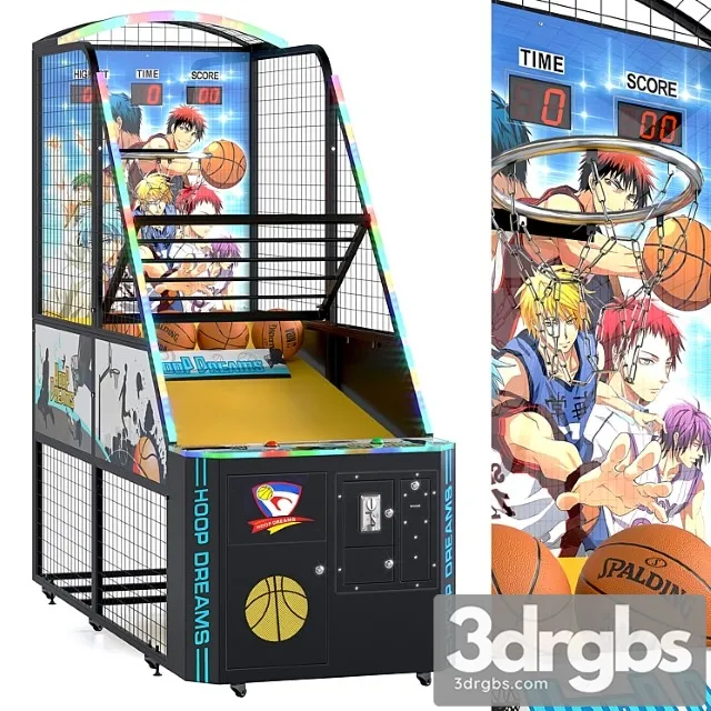 Hoop dreams basketball game machine. ball