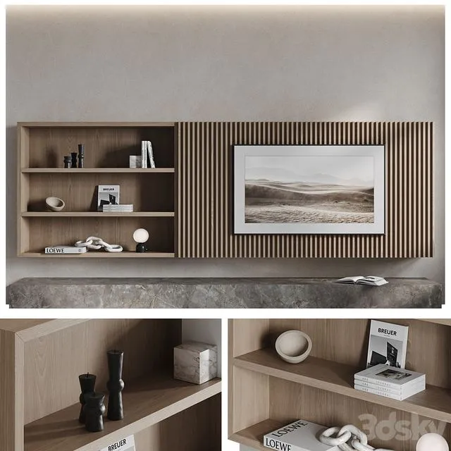 Hopetoun TV wall 3dsMax Model
