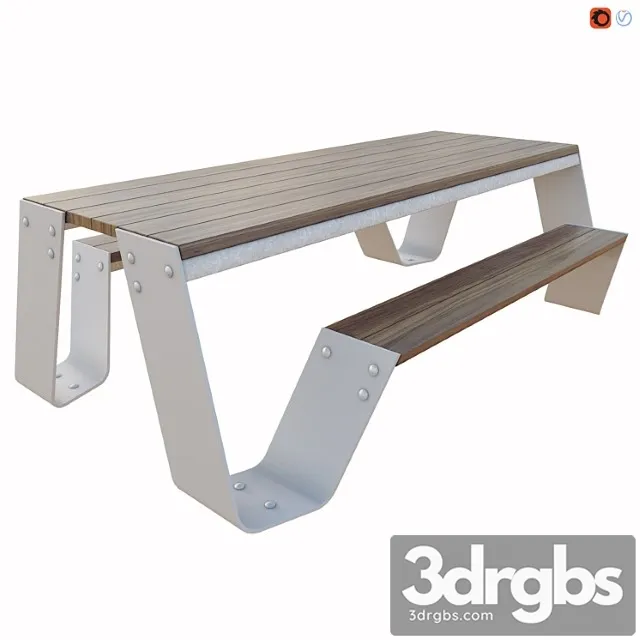 Hopper picnic table by extremis 3dsmax Download
