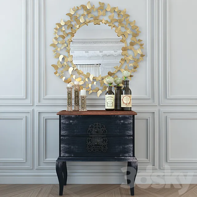 HORCHOW GENTRY NIGHTSTAND 3ds Max