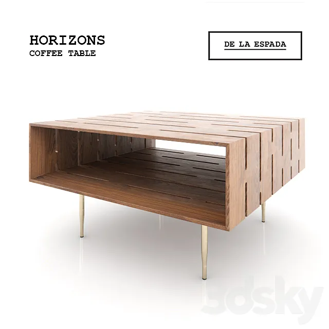 Horizons coffee table 3DS Max Model