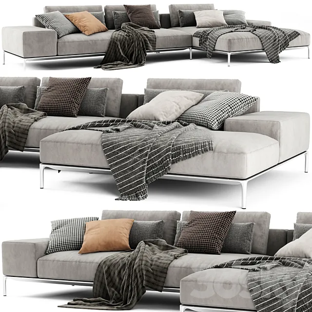 Horm Dizzy Chaise Longue Sofa 3ds Max