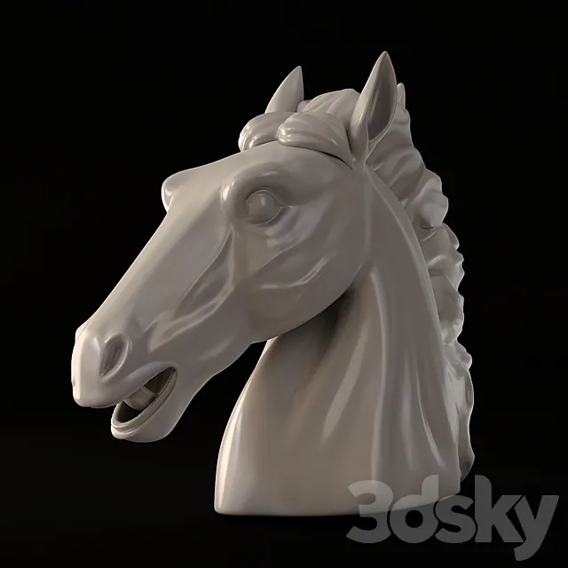 Horse Head 3DSMax File