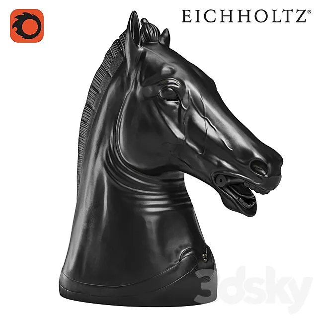 Horse Head Medici Riccardi 3ds Max