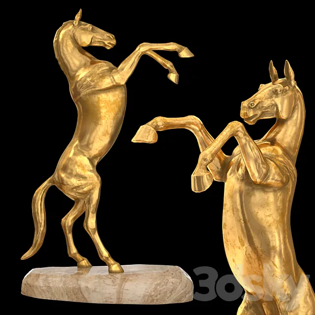 Horse sculpture 3dsMax Model