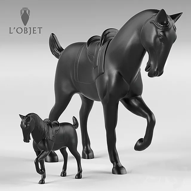 Horse Sculpture l-objet 3ds Max