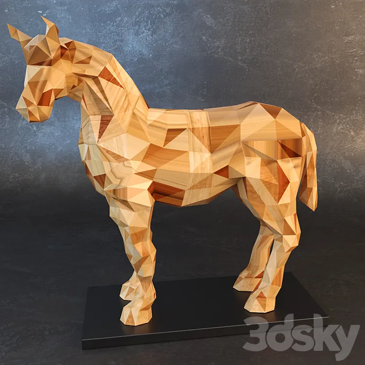 Horse – Souvenir 3DS Max