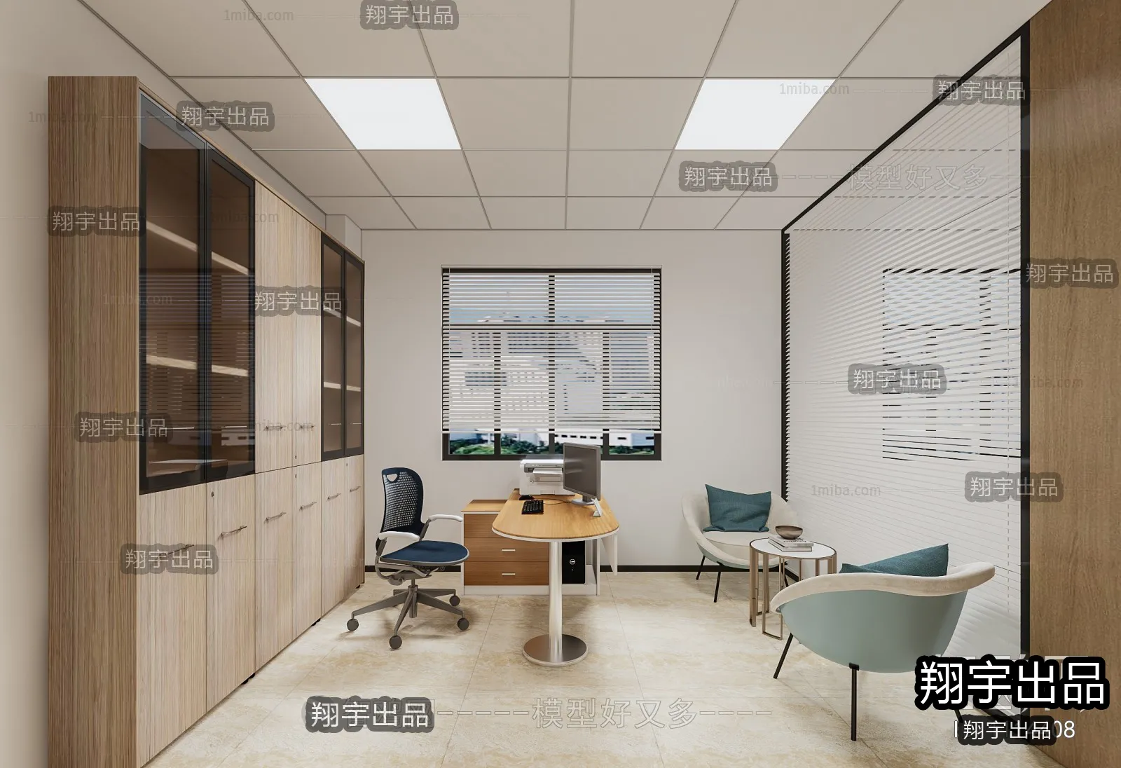 Hospital 3D Interior Scene – 3D Models – 017