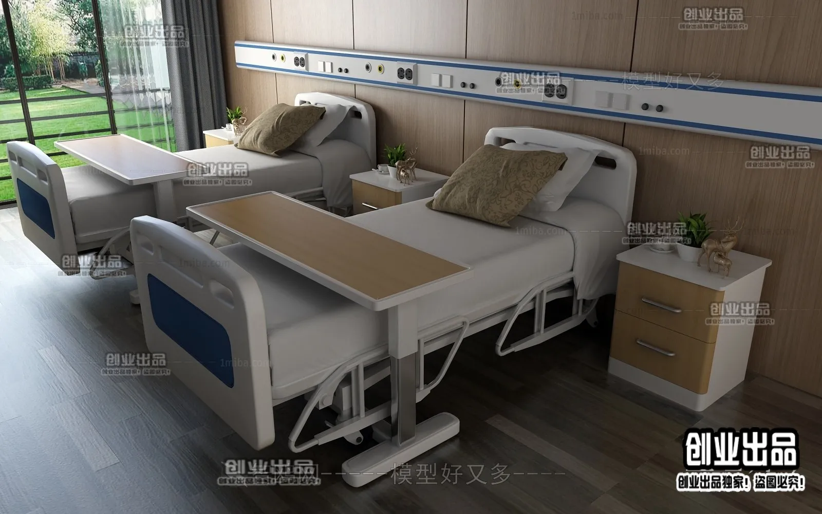 Hospital 3D Interior Scene – 3D Models – 035