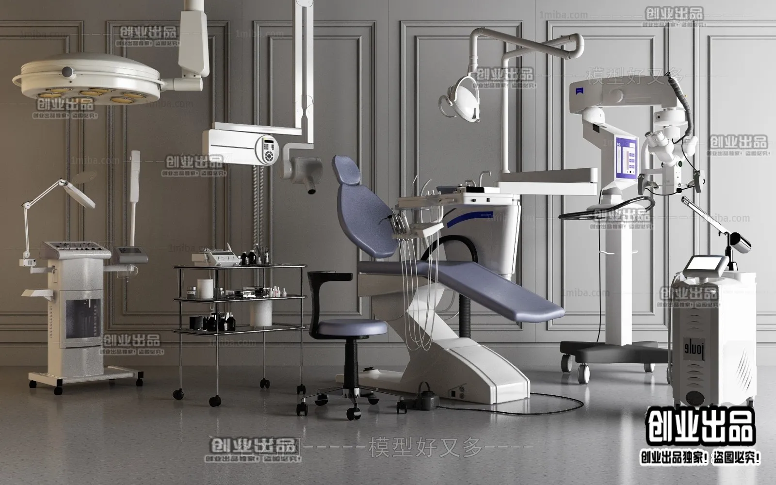 Hospital 3D Interior Scene – 3D Models – 058