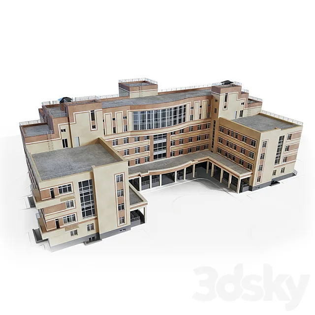 Hospital 3ds Max