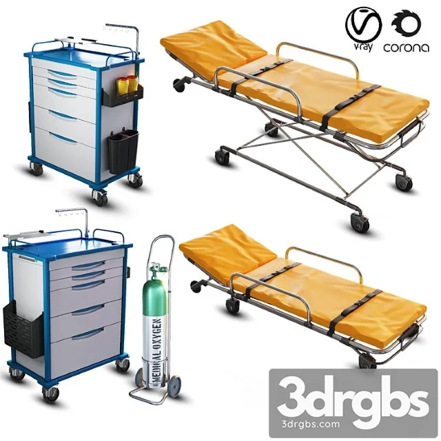 Hospital equipment vol 2 3dsmax Download