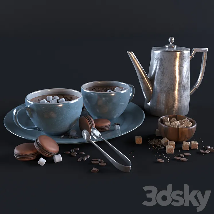 Hot chocolate 3DS Max