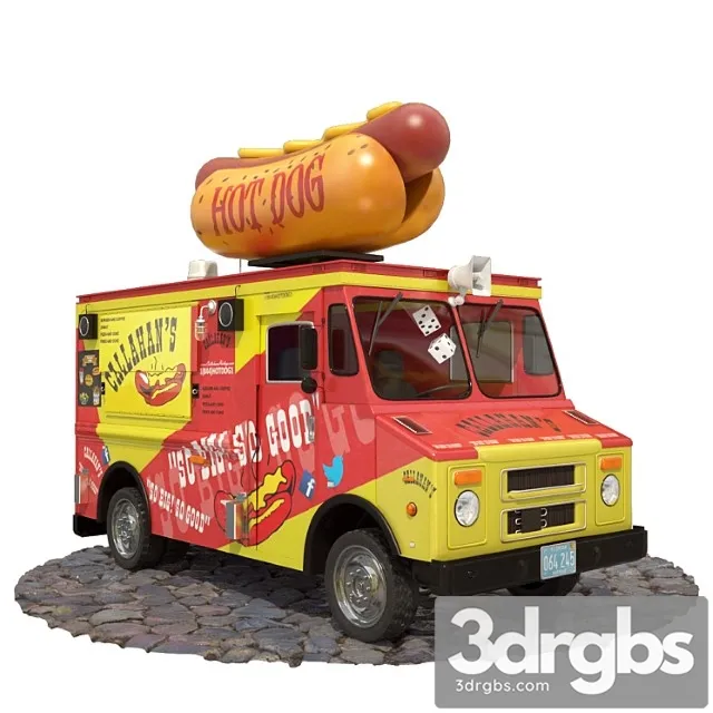 Hot dog truck 3dsmax Download
