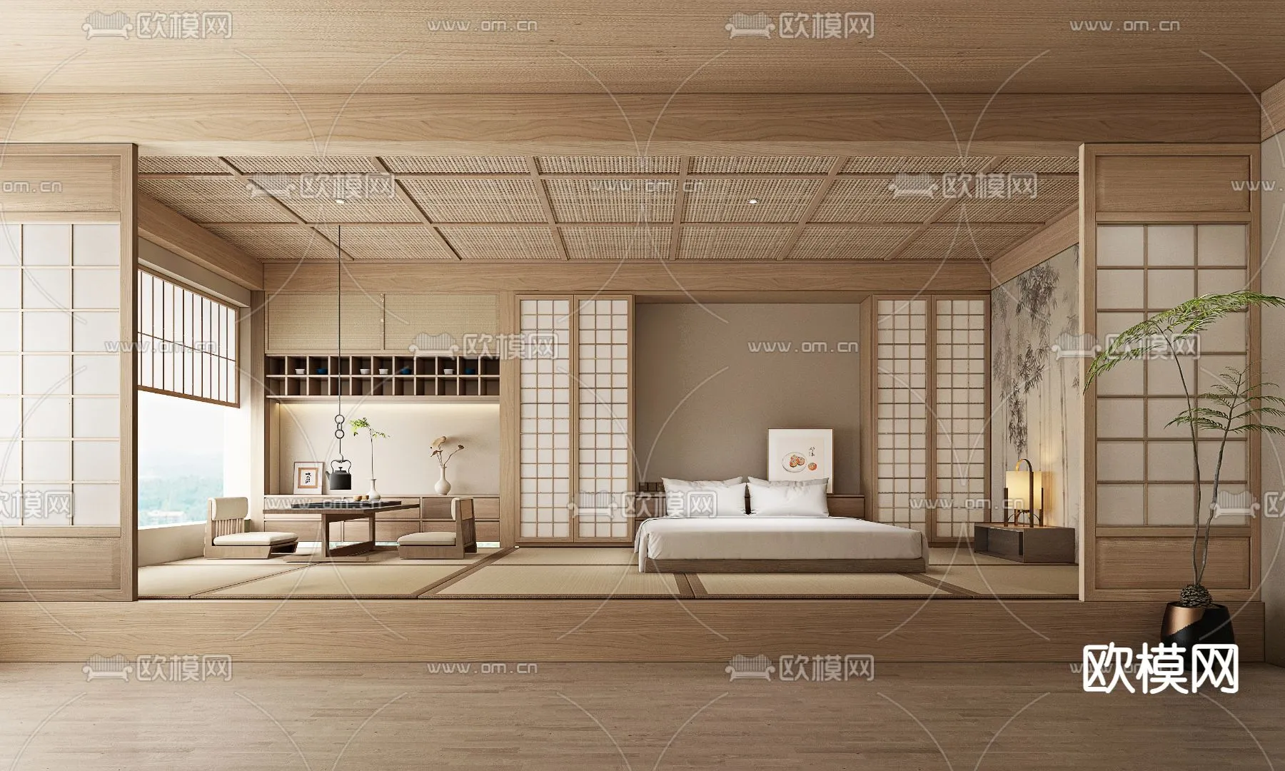 Hotel Room – Bedroom For Hotel 3D Models – 004