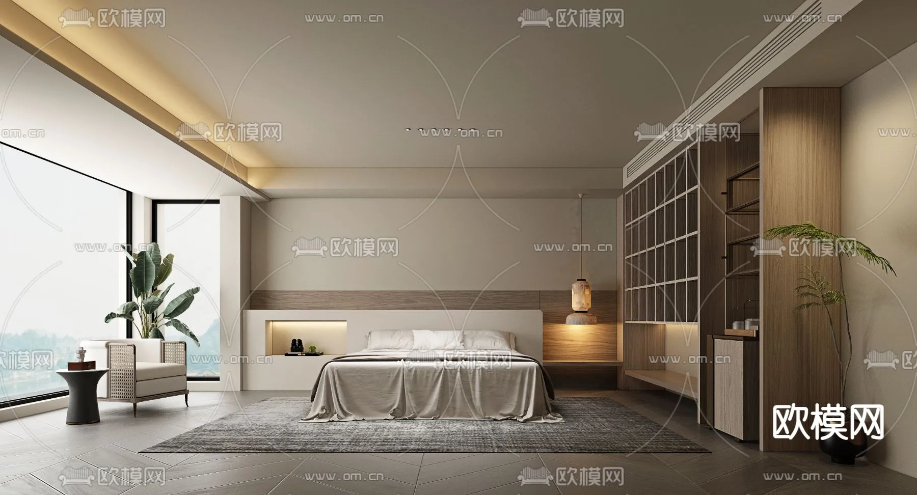 Hotel Room – Bedroom For Hotel 3D Models – 005