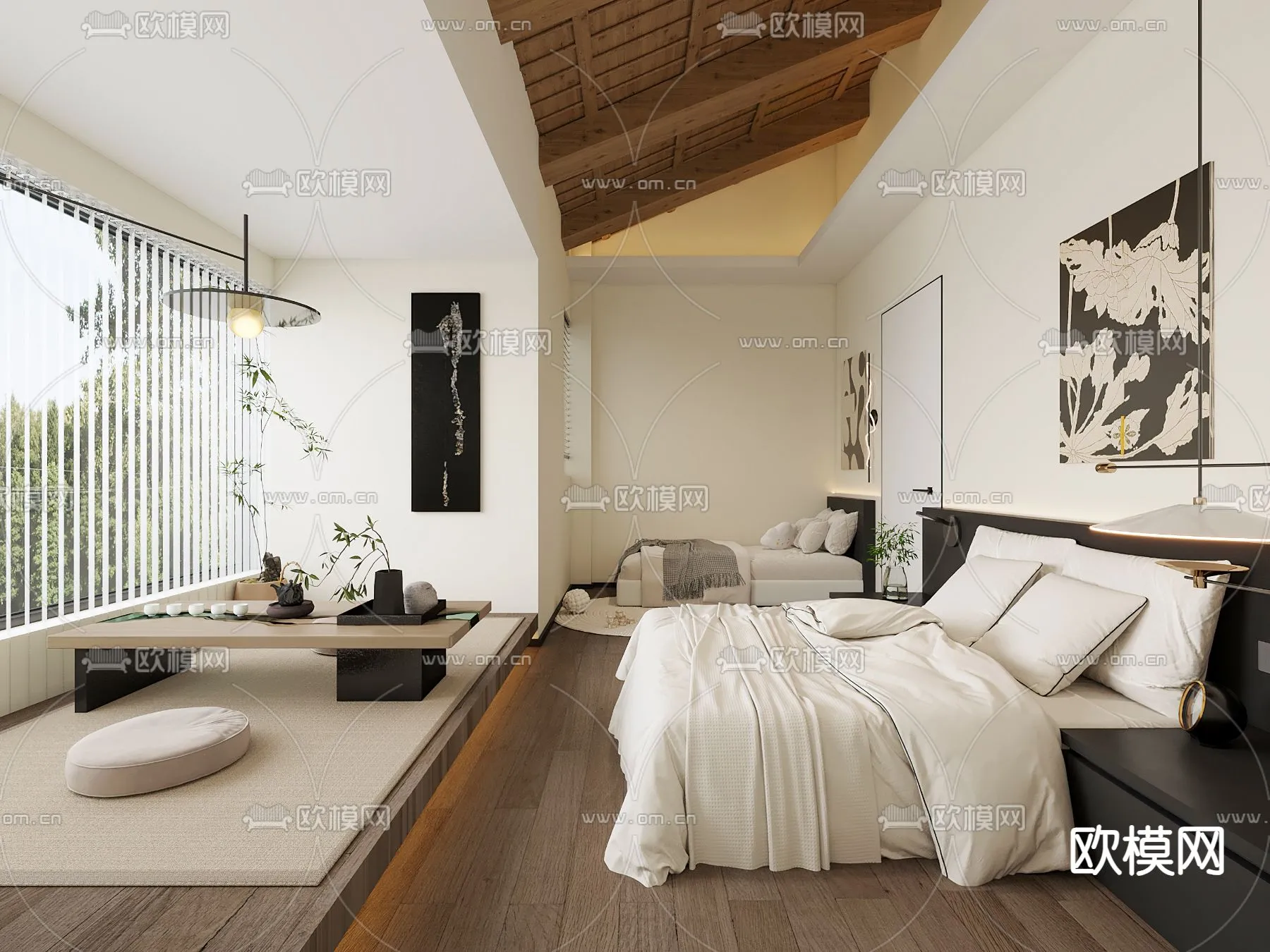 Hotel Room – Bedroom For Hotel 3D Models – 006