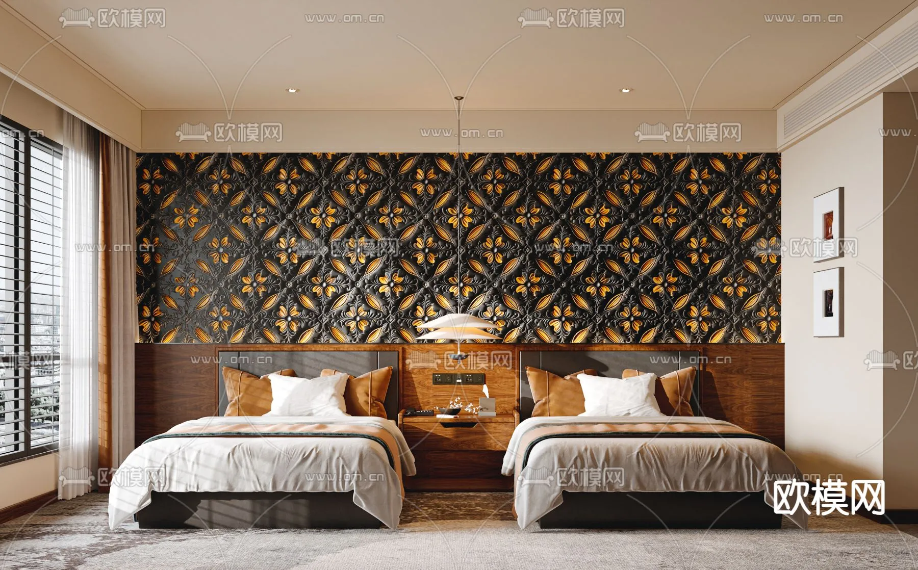 Hotel Room – Bedroom For Hotel 3D Models – 007