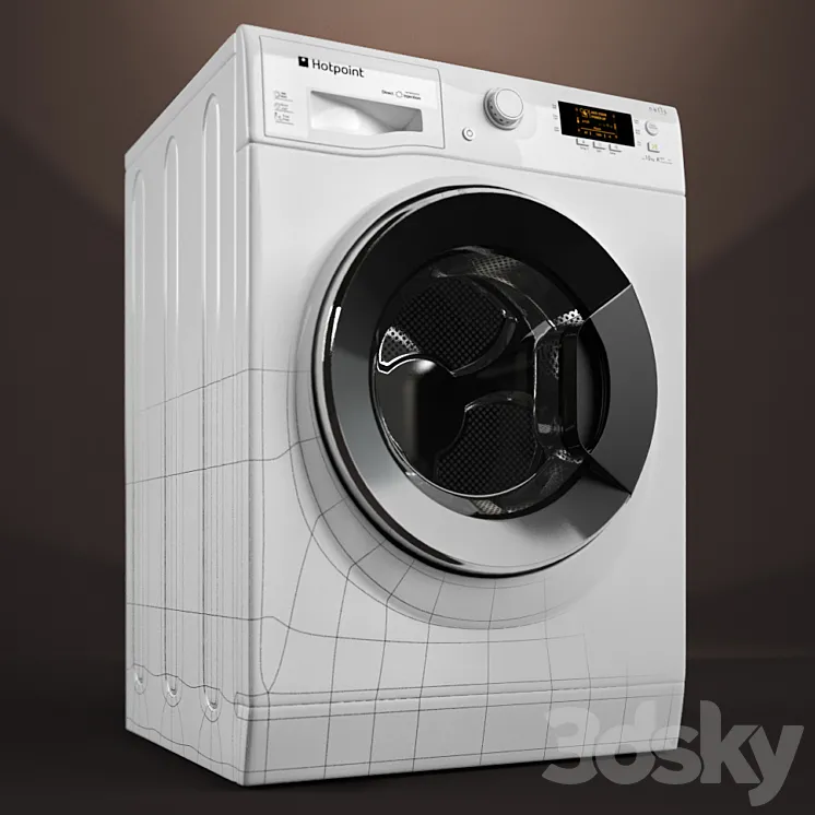 Hotpoint Washing Machine 3DS Max