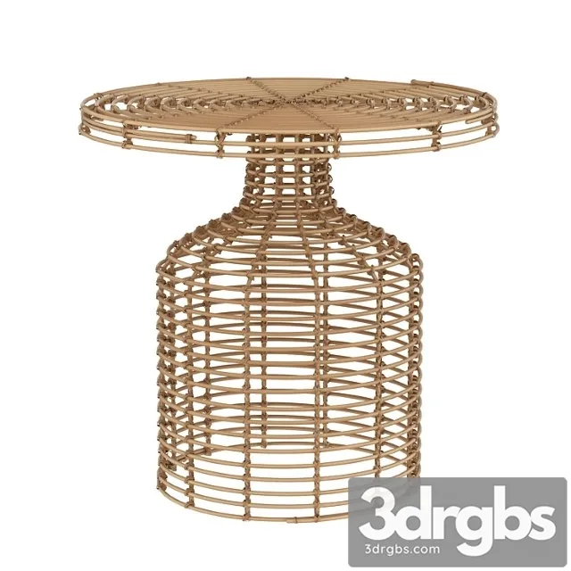 House doctor rattan side table nature 2 3dsmax Download