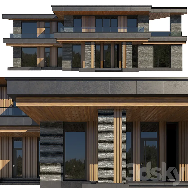 House facade 3DS Max