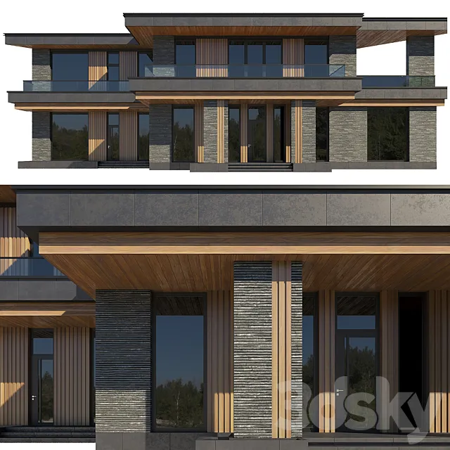 House facade 3DS Max Model