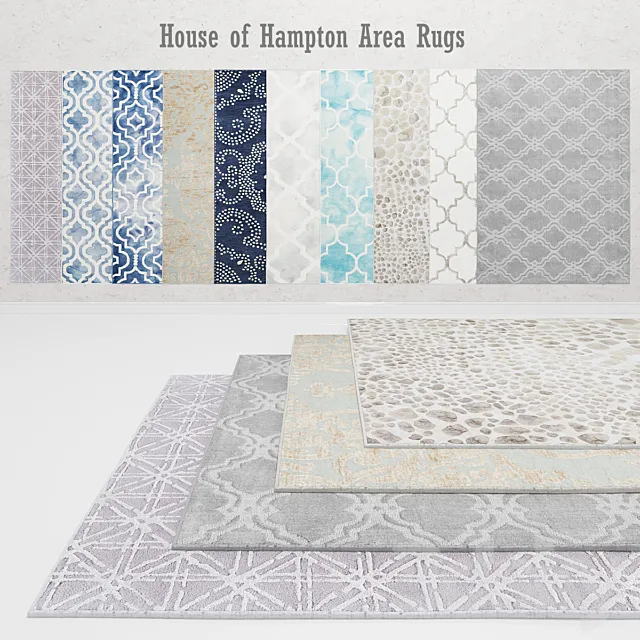 House of Hampton Area Rugs 3DS Max Model